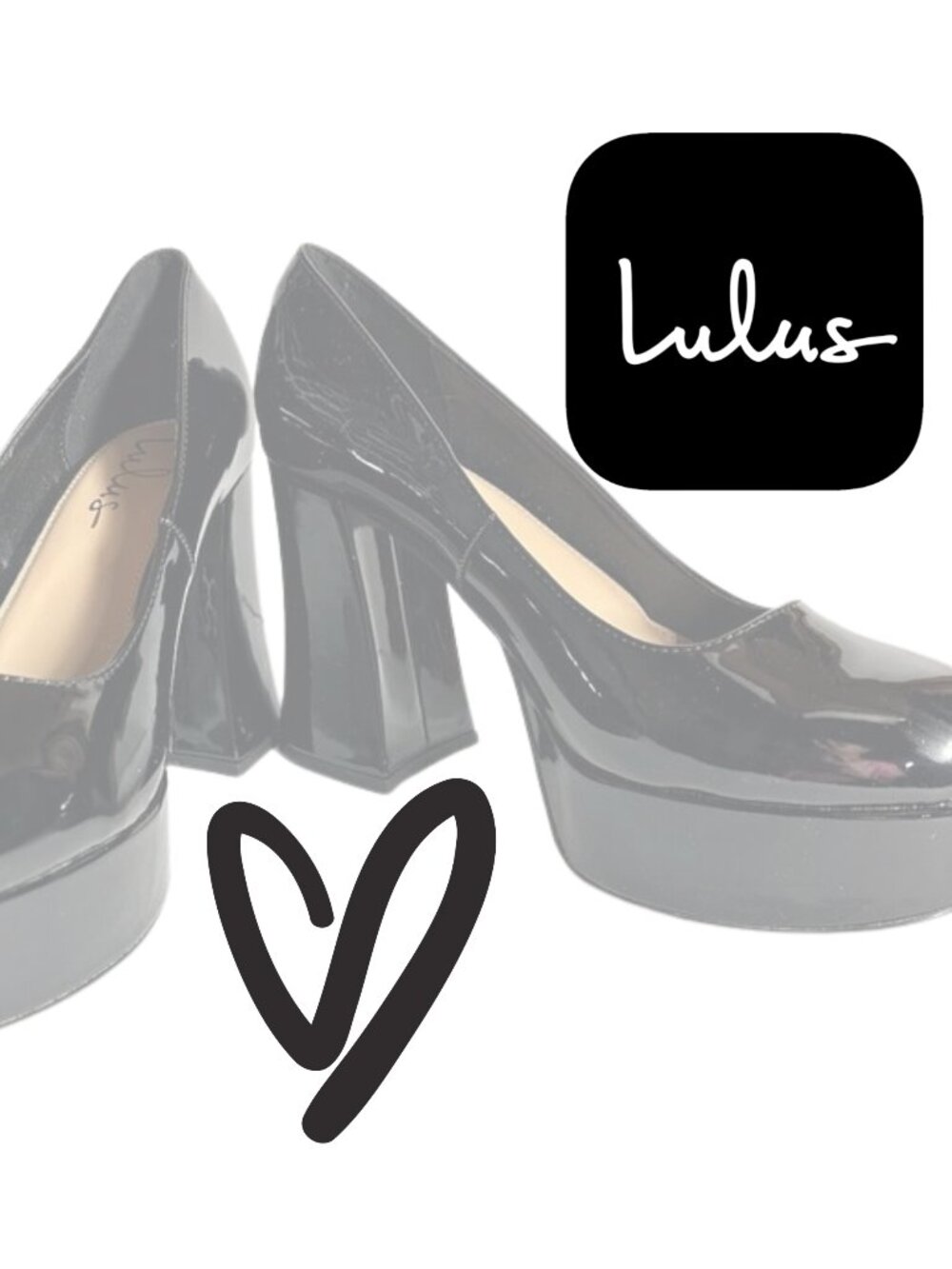 LuLus Patent Platform Mary Janes